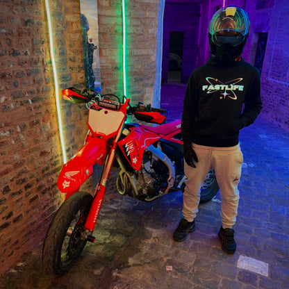 FASTLIFE™ | Black Hoodie Purple ED.
