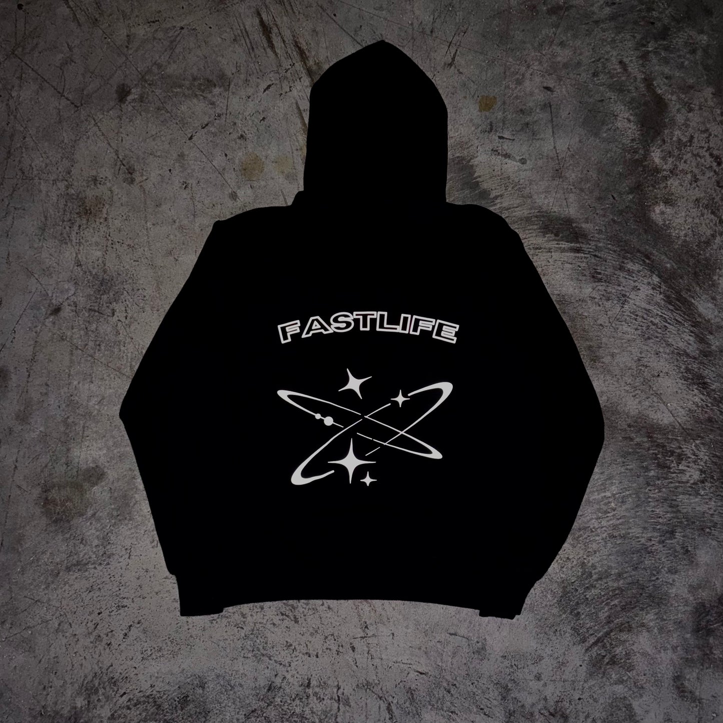 FASTLIFE™ | Black Hoodie Purple ED.