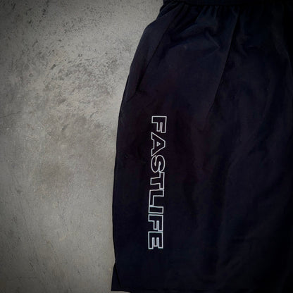 FASTLIFE™ | Black Shorts Purple ED.