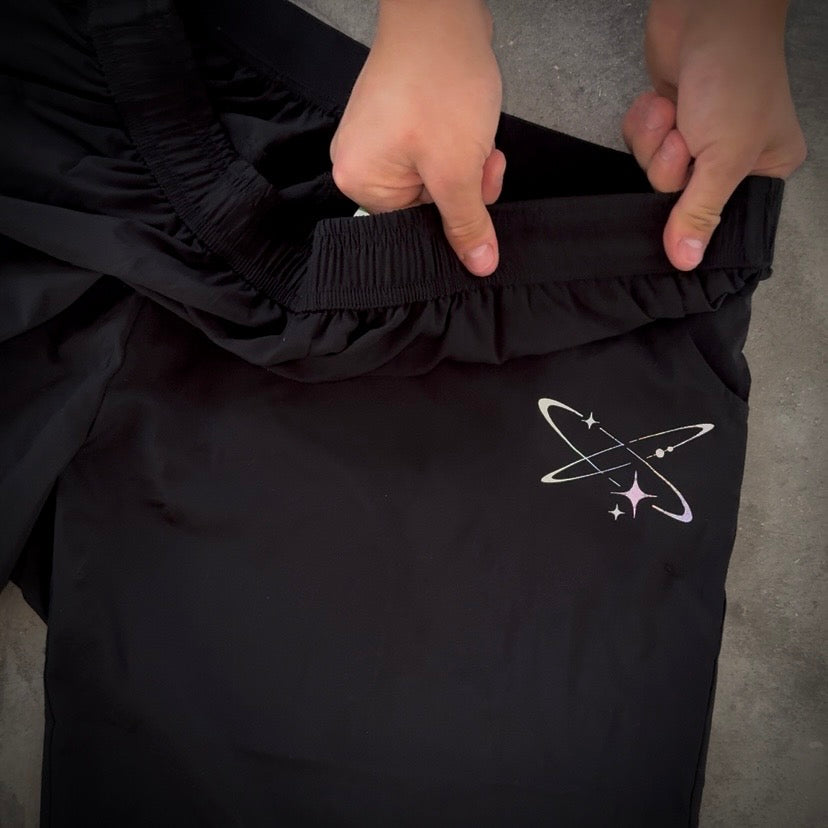 FASTLIFE™ | Black Shorts Purple ED.